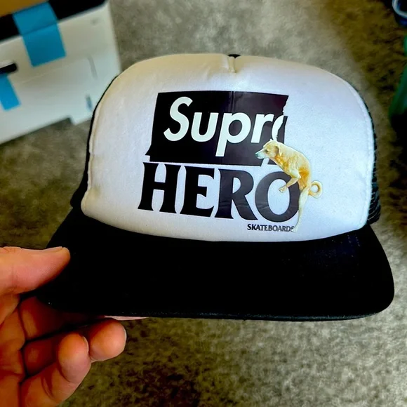 Supreme | Accessories | Supreme Anti Hero Trucker Hat | Poshmark